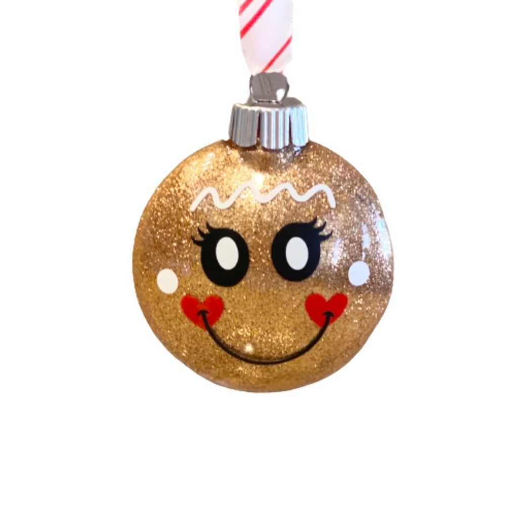 Gold Gingerbread Ornament